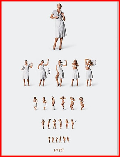 Man's eye exam