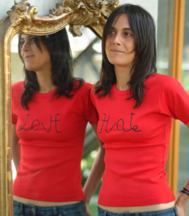 Love Hate Tshirt