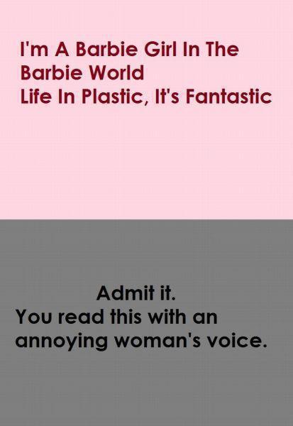 barbie girl song