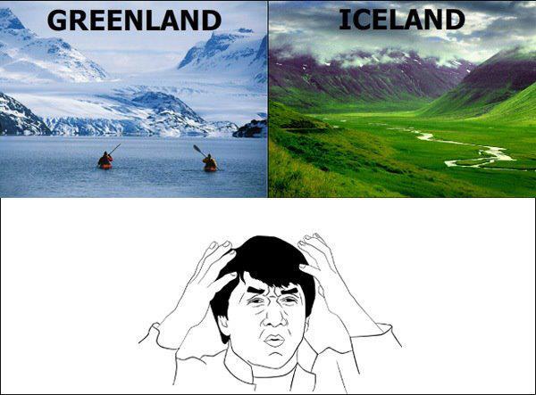 greenland... iceland