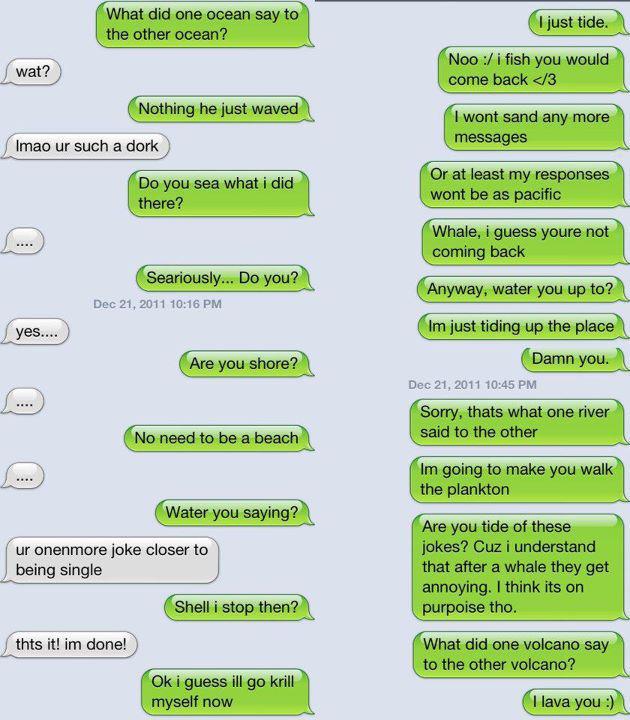 text conversation ocean sea water