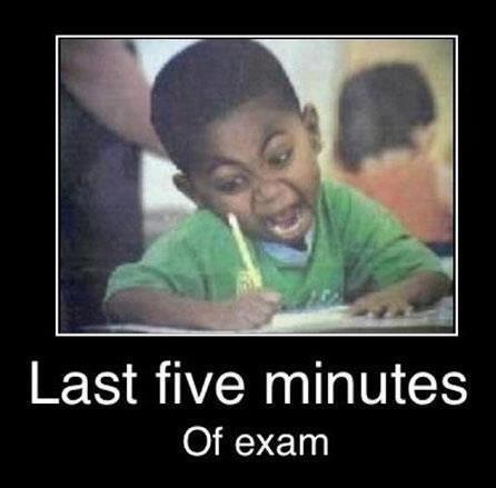 last five minutes