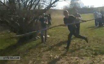river pole vault