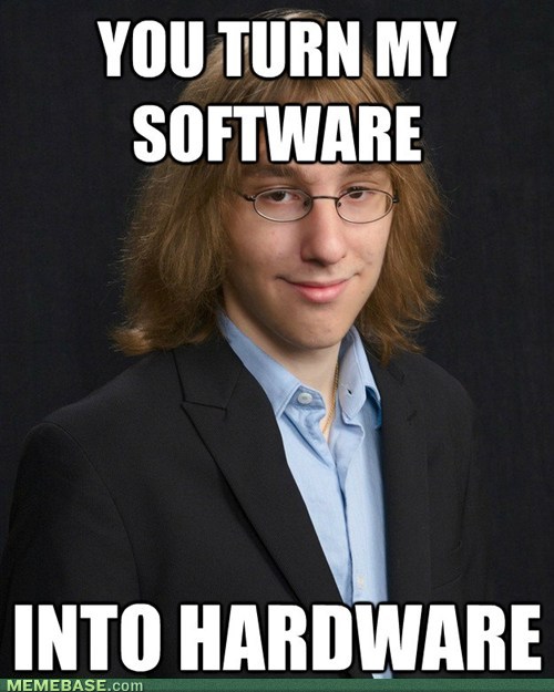 software into hardware