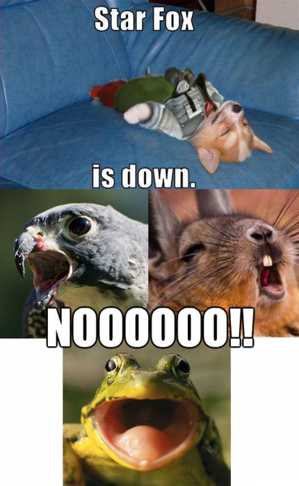 star fox is down
