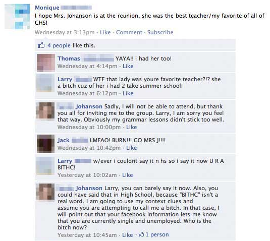 she is now my favourite teacher too